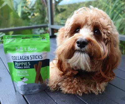 Bell & Bone collagen Sticks for Adult Dogs - Chicken & Blueberries