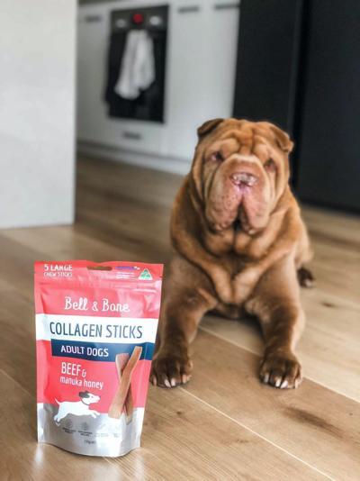 BELL & BONE COLLAGEN STICKS FOR ADULT DOGS: BEEF