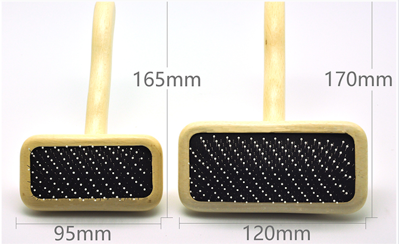 GOLDPETS Pet Cat Grooming Comb Beech slicker Brush