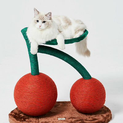 Vetreska Cat Kitten Scratcher Double Cherry Climbi