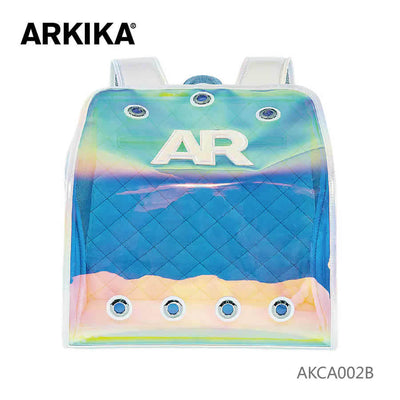 ARKIKA Color-SPARKLING Transparent bag big backpac