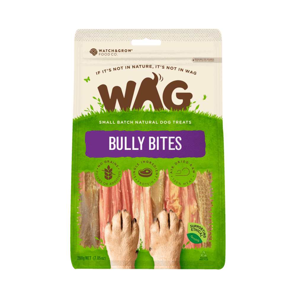 Wag Whole BULLY BITES Dog Treat 750G