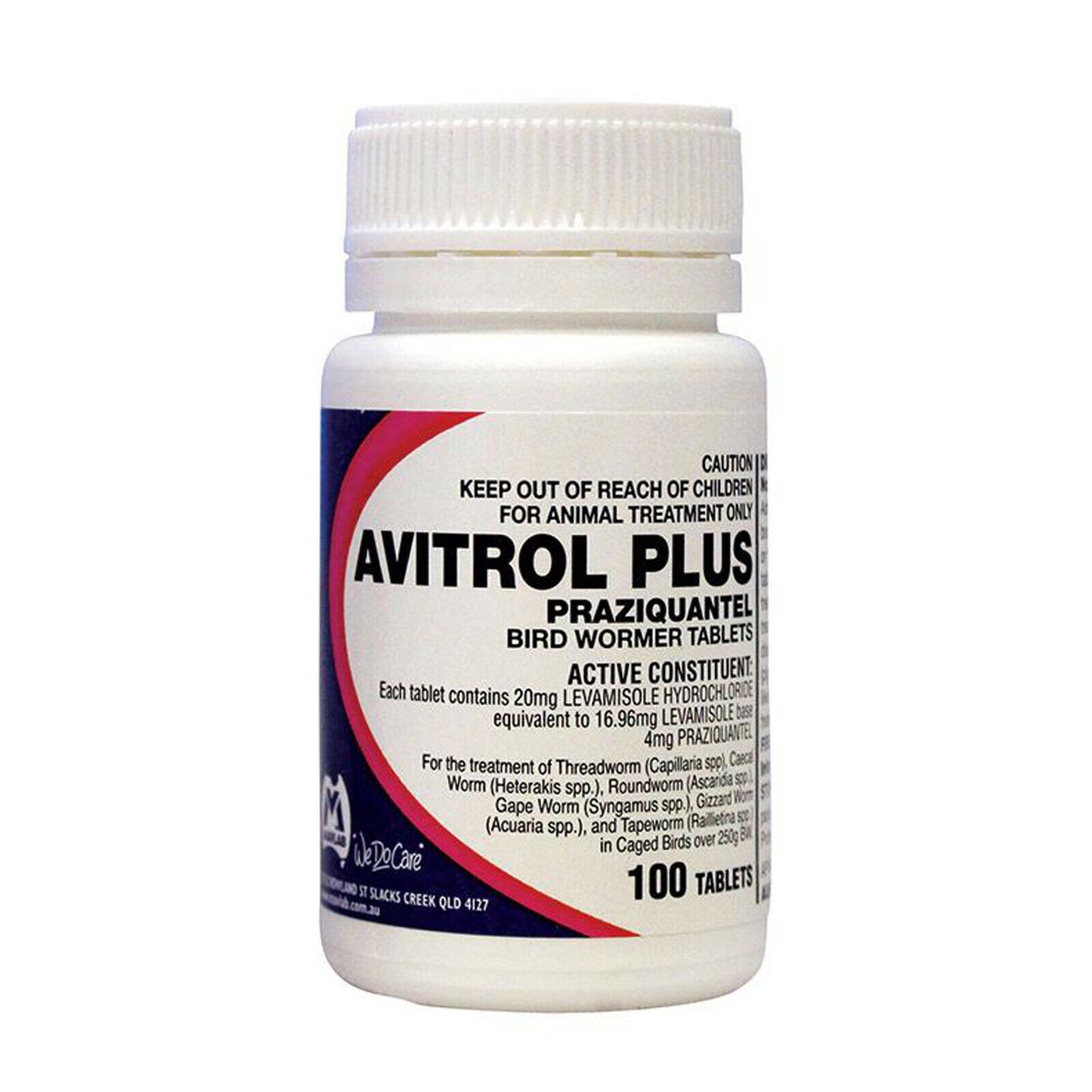 Mavlab Avitrol Plus Wormer Tabs For Bird Treatment