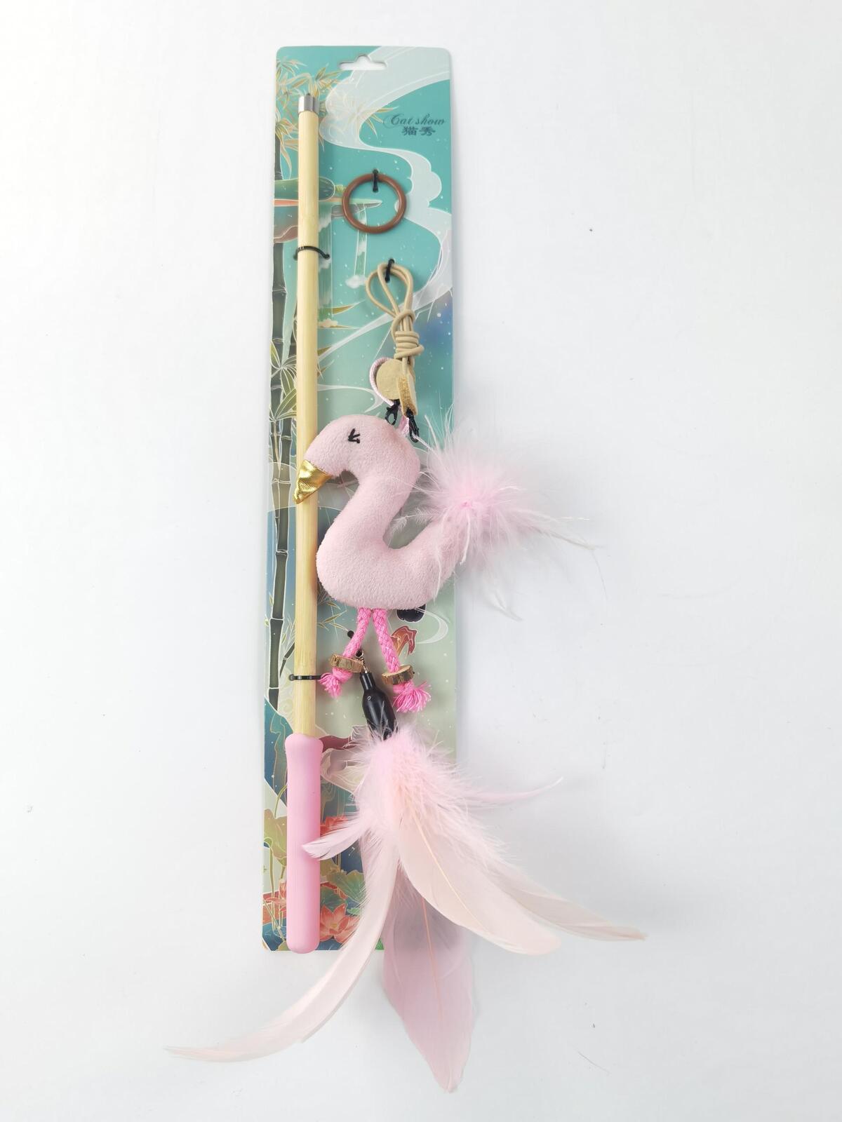 Cat Toy Feather Interactive Cat Stick Training,Kit