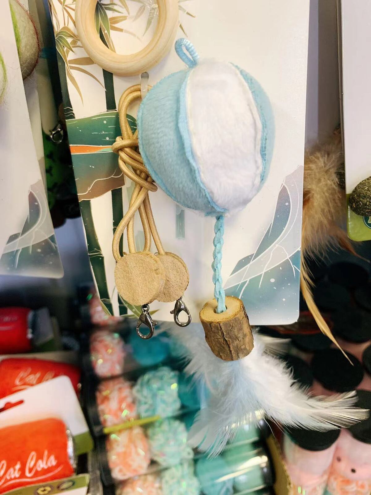 Cat Toys Canvas Catnip Interactive Play Funny Hang