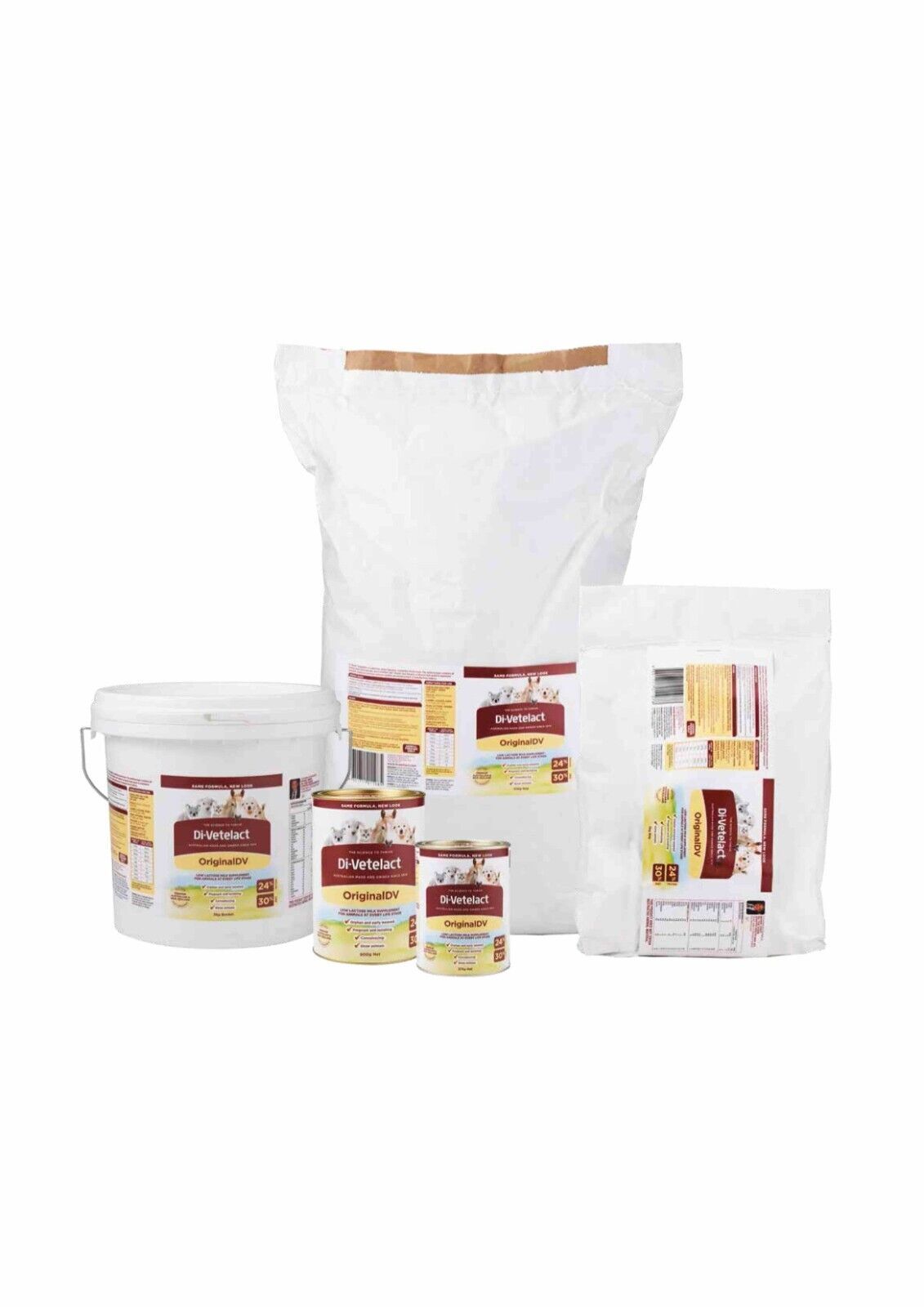 Di-Vetelact 900g LowLactose Animal Pet Cat Dog Hor