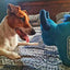 Squeak Pet Dog Stuffed Plush Chew Toy Bullfight Sh