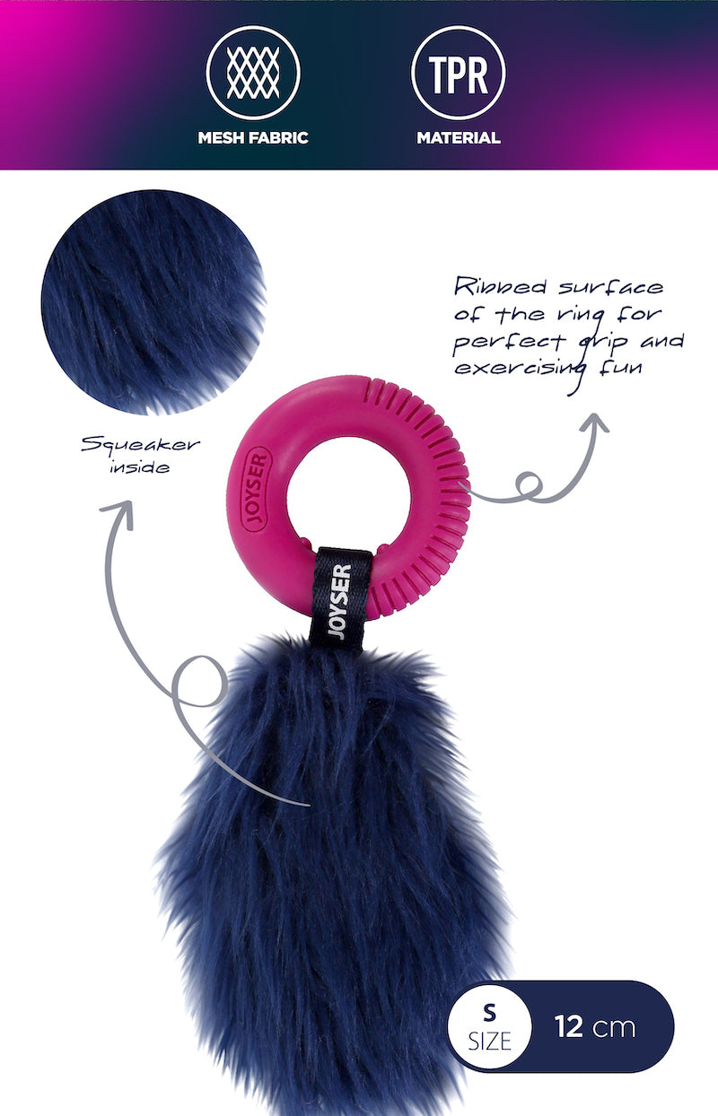 Pet Dog Puppy Chew Toy Squeaker Squeaky Ring With