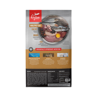 ORIJEN Puppy Biologically Appropriate Dry Dog Food 11.4kg