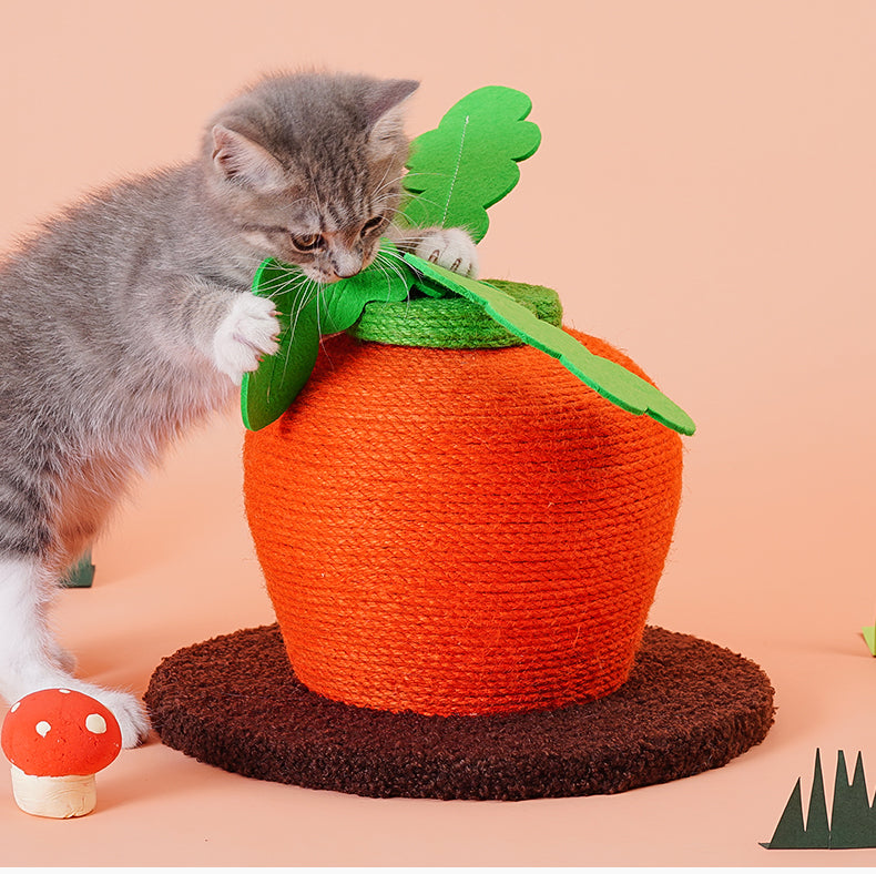 Carrot Cat Scratching Board Toy Scratching Post Ca