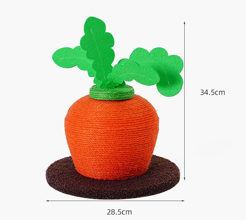 Carrot Cat Scratching Board Toy Scratching Post Ca