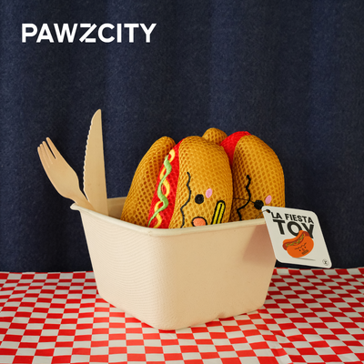 Pawzcity Cute Pet Dog Chew Toy Squeaker Squeaky So