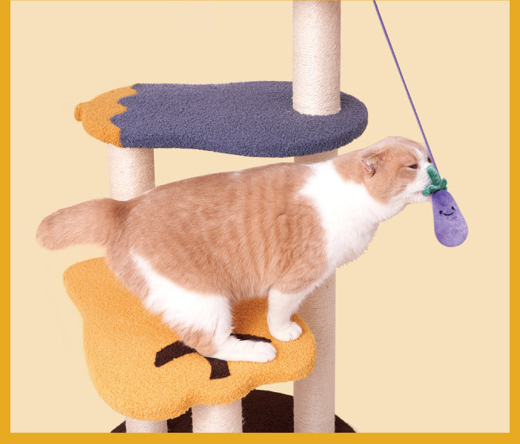 PurLab Vegetable Pet Cat Tree Scratching Post Scra