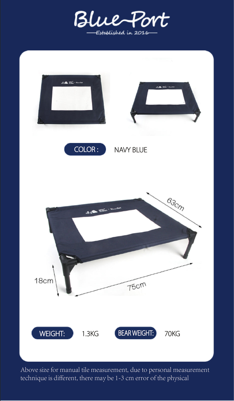 Pet Dog Trampoline Bed Puppy Cat Hammock Sleeping