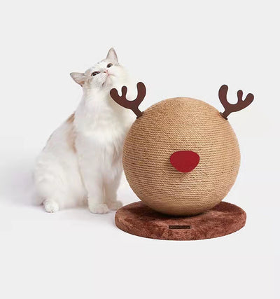 VETRESKA Christmas Cat Scratching Post ,Mini Scrat
