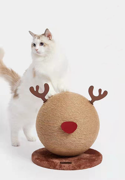 VETRESKA Christmas Cat Scratching Post ,Mini Scrat