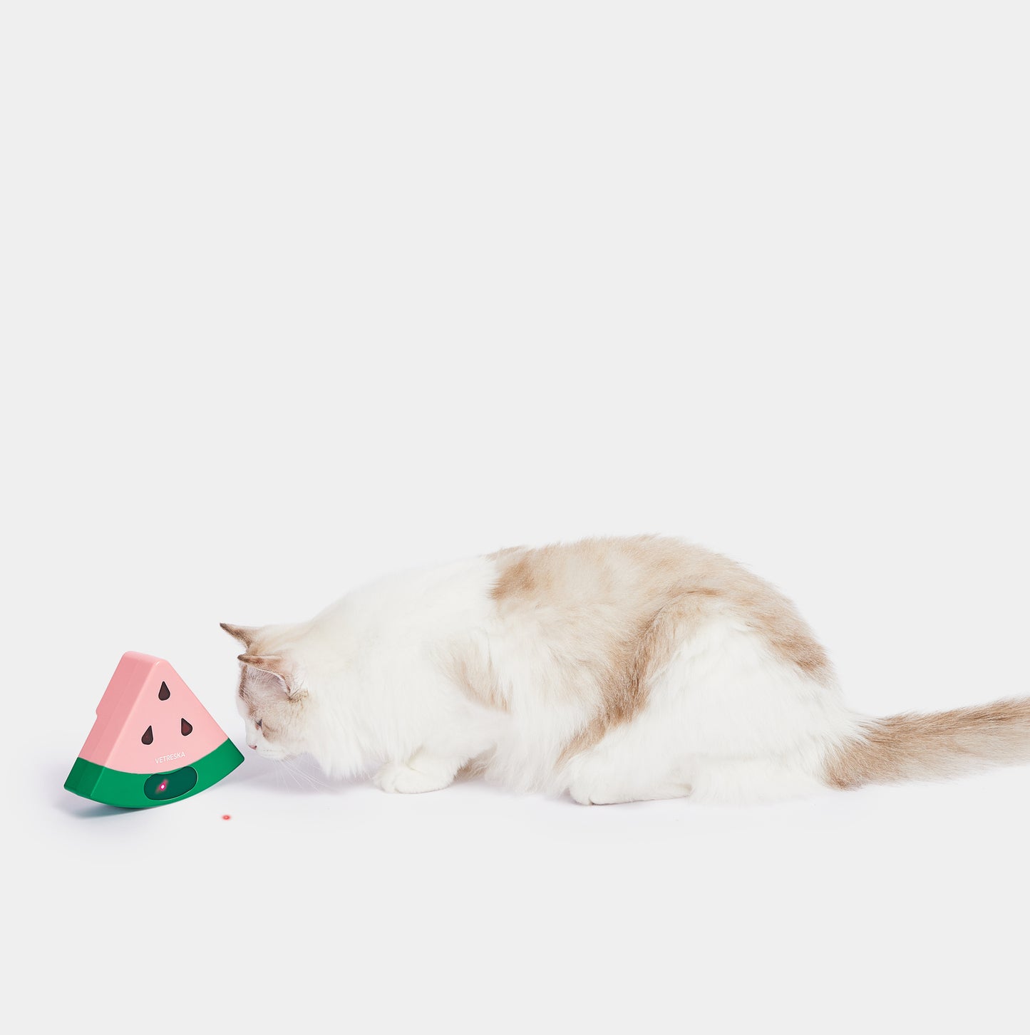 VETRESKA Premium Cat Toy Watermelon Automatic Lase