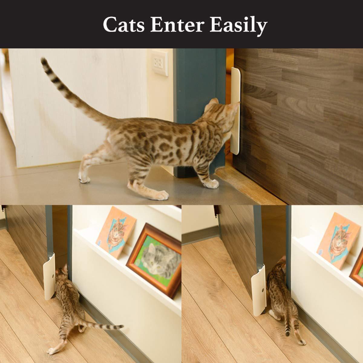 Automatic Pet Door Opener Rope Stretched Dog Cat O