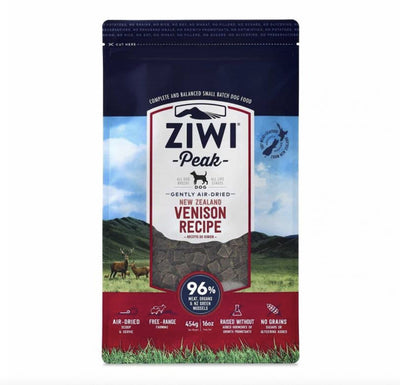 ZIWI Peak Air Dried Dog Food 454g Venison