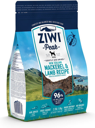 ZIWI Peak Air Dried Dog Food Mackerel & Lamb