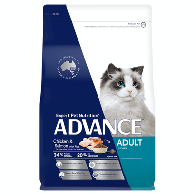 Adult Dry Cat Food Chicken And Salmon With Rice
