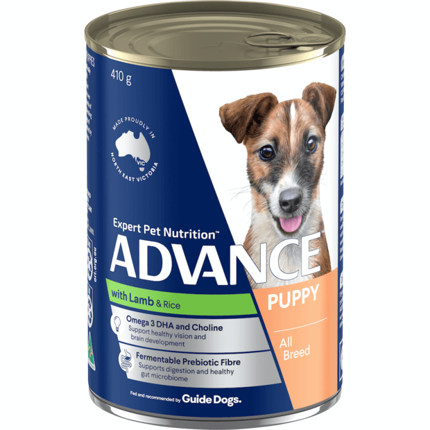 Puppy Plus Growth Lamb And Rice Wet Dog Food Cans