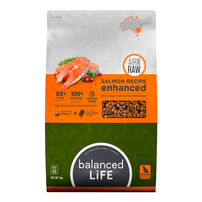 enhanced salmon dry dog food