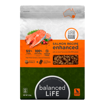 enhanced salmon dry dog food