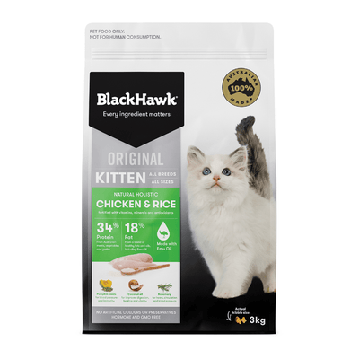 chicken and rice dry kitten food