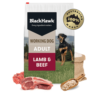 Dry Dog Food Adult Working Dog Lamb And Beef