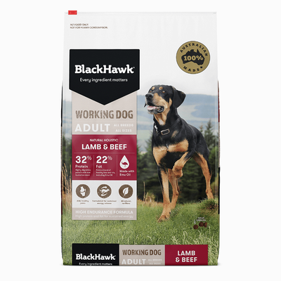 Dry Dog Food Adult Working Dog Lamb And Beef