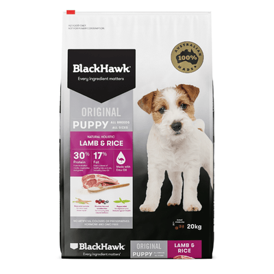 dry dog food puppy lamb and rice
