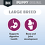 dry dog food puppy large breed original lamb and rice