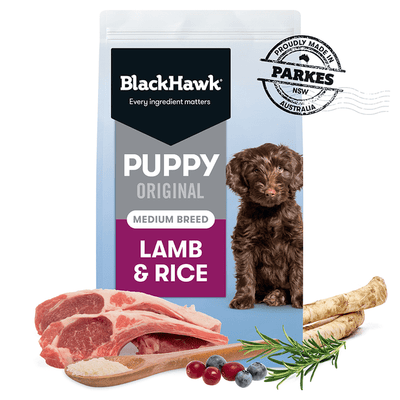 Dry Dog Food Puppy Medium Breed Original Lamb And Rice