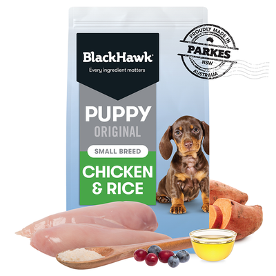 Black Hawk Puppy Chicken & Rice Small Breed Dry Dog Food
