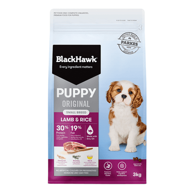 dry dog food puppy small breed original lamb and rice