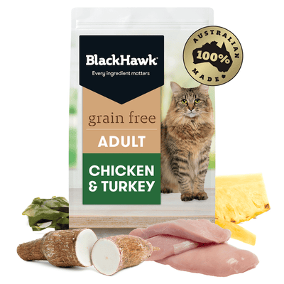 grain free chicken and turkey dry cat food