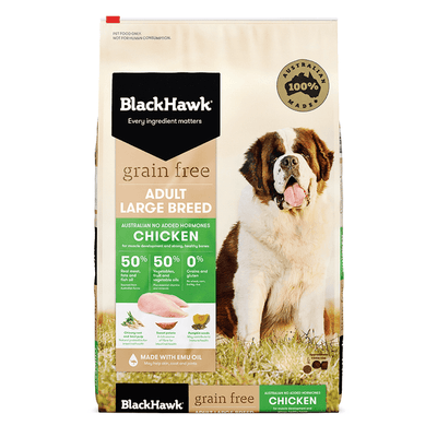 grain free dry dog food adult large breed chicken