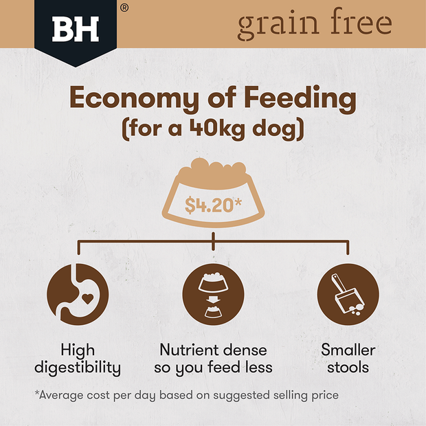 grain free dry dog food adult large breed chicken