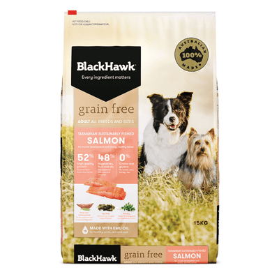 grain free dry dog food adult salmon