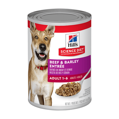 Adult Beef And Barley Entree Canned Dog Food