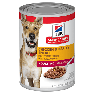 Adult Chicken And Barley Entree Canned Dog Food