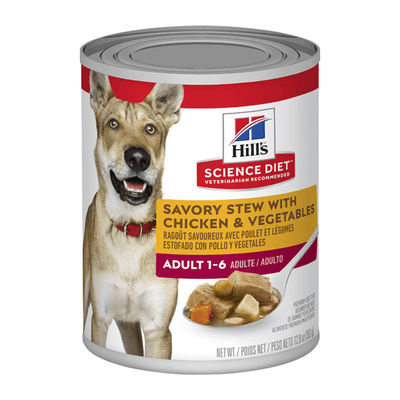 Adult Savory Stew Chicken And Vegetables Canned Dog Food