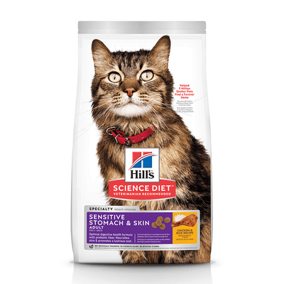 Adult Sensitive Stomach And Skin Dry Cat Food