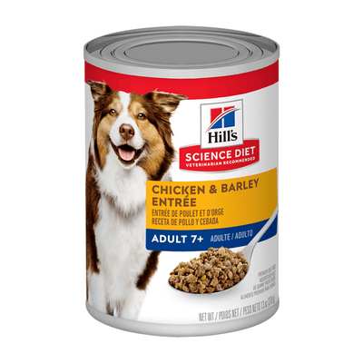 Senior 7 Plus Chicken And Barley Entree Canned Dog Food