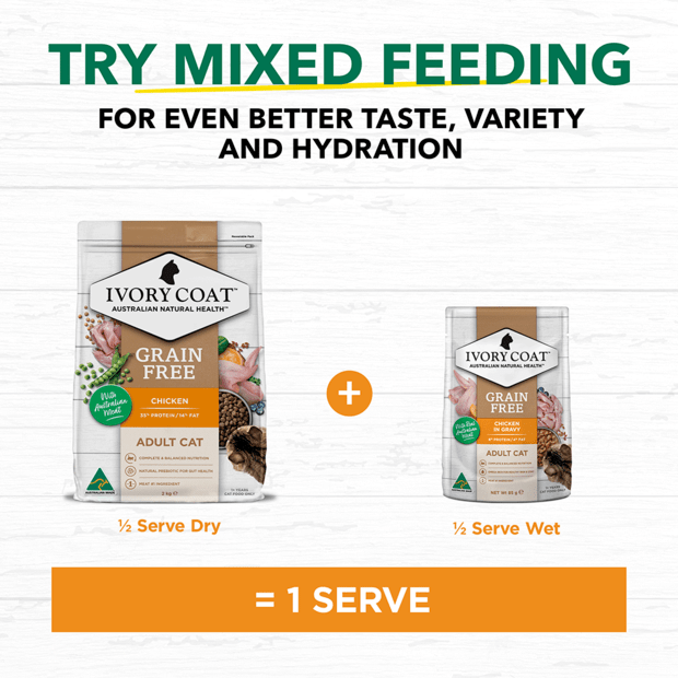grain free dry cat food adult chicken