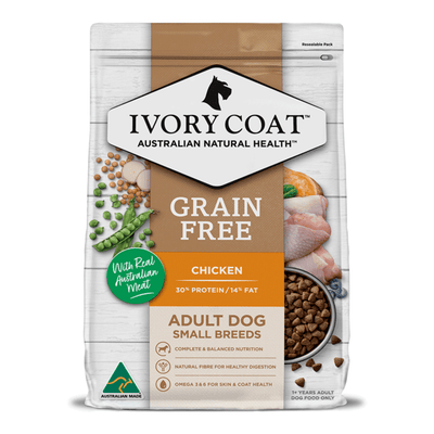 grain free dry dog food small breed adult chicken