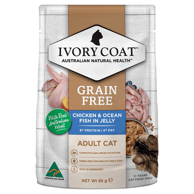 grain free wet cat food adult chicken fish jelly