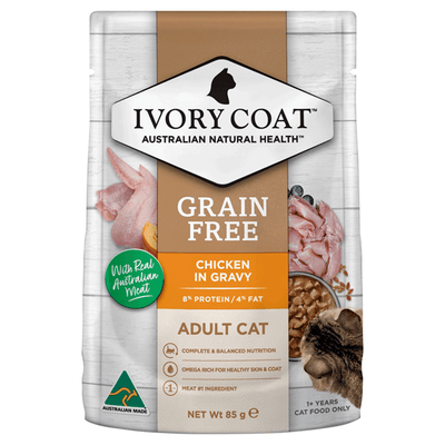 grain free wet cat food adult chicken gravy