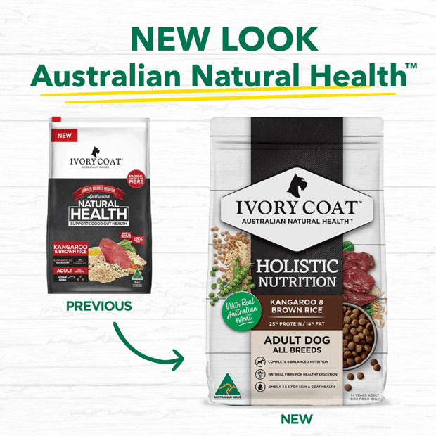 holistic nutrition dry dog food adult kangaroo and brown rice